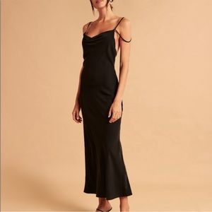 Abercrombie black cowl neck